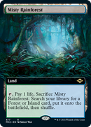 Misty Rainforest (Extended Art) [Modern Horizons 2] Foil