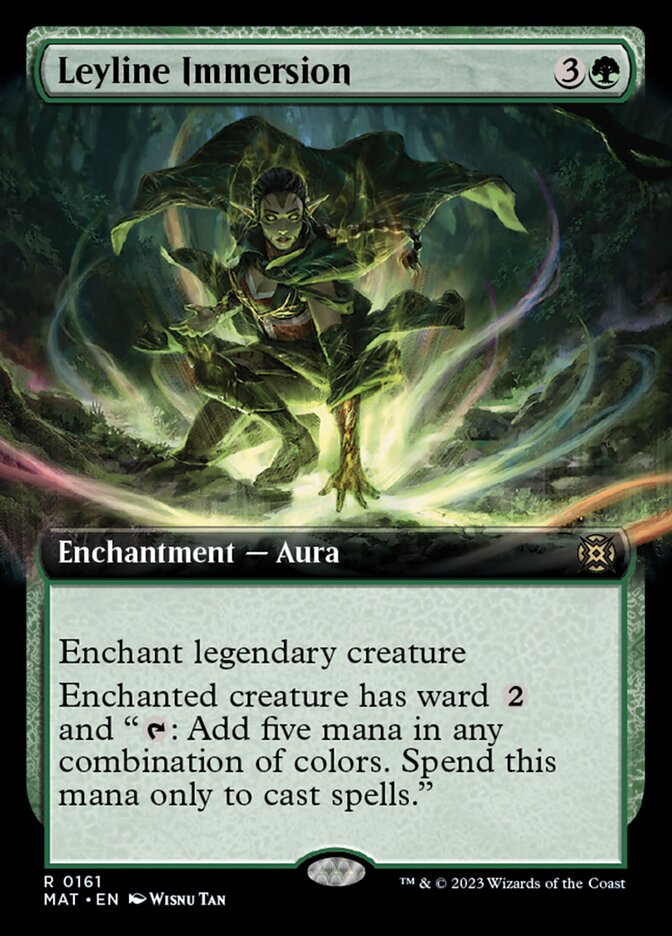 Leyline Immersion (Extended Art) [March of the Machine: The Aftermath] Foil