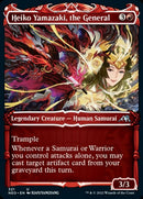 Heiko Yamazaki, the General (Showcase Samurai) [Kamigawa: Neon Dynasty] Foil