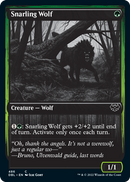 Snarling Wolf (486) [Innistrad: Double Feature] Foil