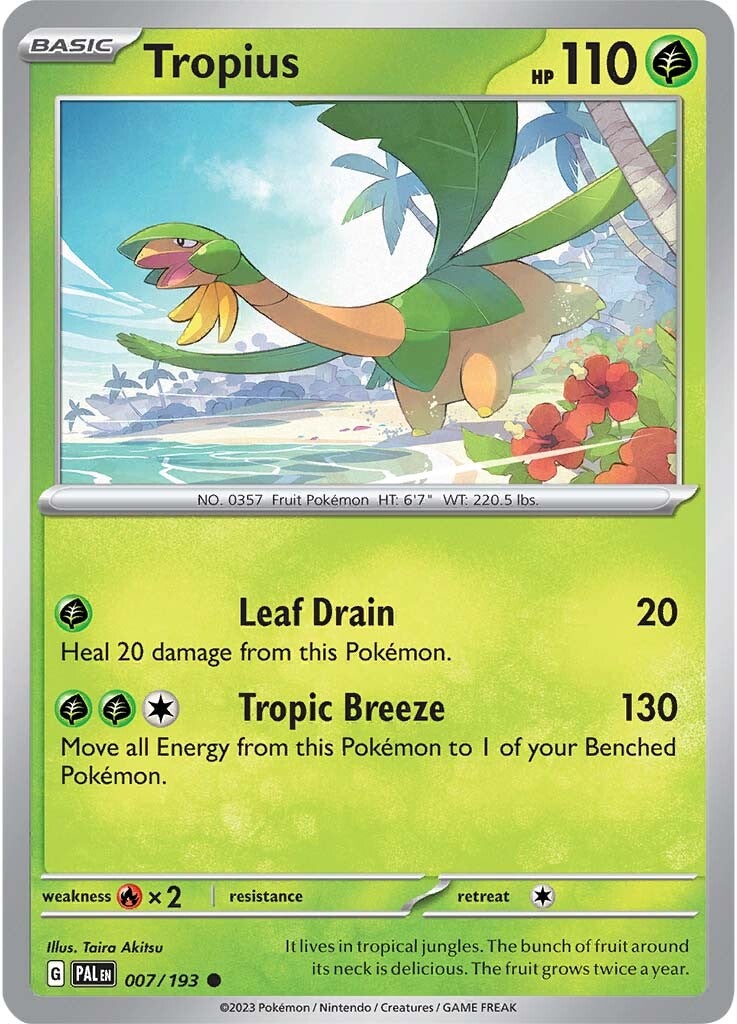 Tropius (007/193) [Scarlet & Violet: Paldea Evolved] Reverse Holofoil