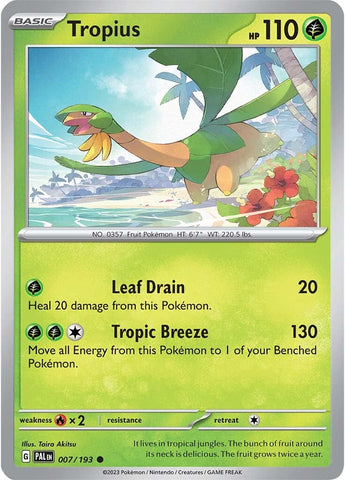 Tropius (007/193) [Scarlet & Violet: Paldea Evolved] Reverse Holofoil