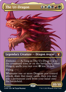 The Ur-Dragon (Borderless Profile) [Commander Masters] Foil