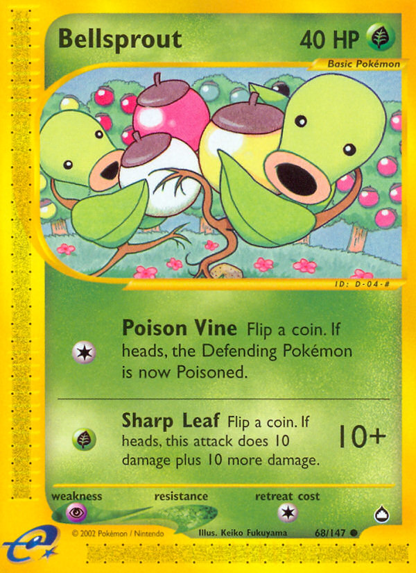 Bellsprout (68/147) [Aquapolis] Reverse Holofoil