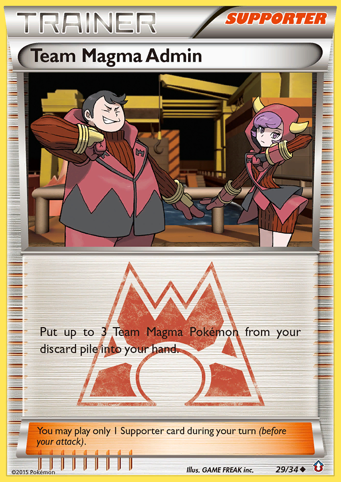 Team Magma Admin (29/34) [XY: Double Crisis] Reverse Holofoil