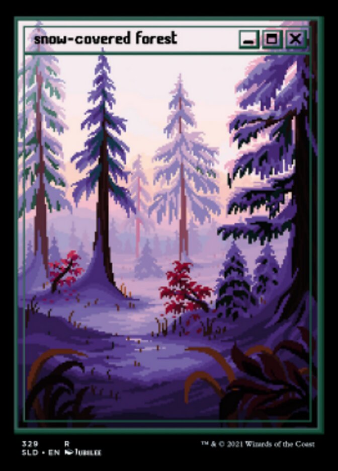 Snow-Covered Forest (329) [Secret Lair Drop Series] Foil
