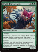 Quilled Greatwurm [Foundations] Foil