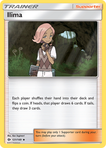 Ilima (121/149) [Sun & Moon: Base Set] Reverse Holofoil