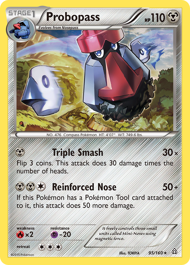 Probopass (95/160) [XY: Primal Clash] Reverse Holofoil
