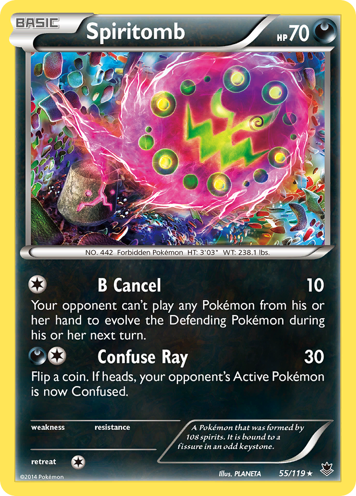 Spiritomb (55/119) [XY: Phantom Forces] Reverse Holofoil