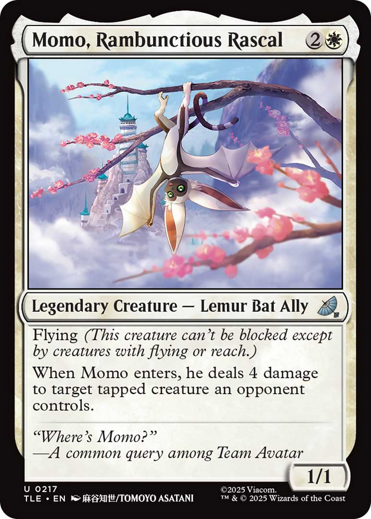Momo, Rambunctious Rascal [Avatar: The Last Airbender: Eternal-Legal] Foil
