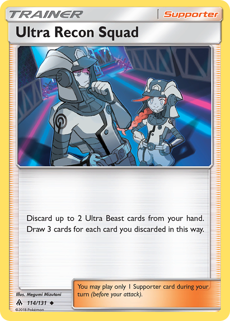 Ultra Recon Squad (114/131) [Sun & Moon: Forbidden Light] Reverse Holofoil