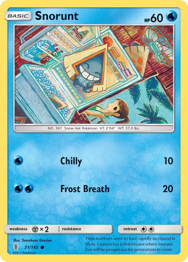 Snorunt (31/145) [Sun & Moon: Guardians Rising] Reverse Holofoil