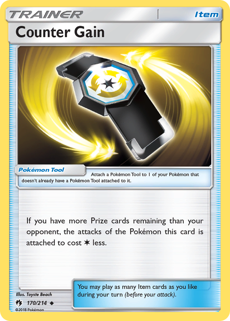 Counter Gain (170/214) [Sun & Moon: Lost Thunder] Reverse Holofoil
