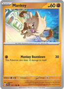 Mankey (107/198) [Scarlet & Violet: Base Set] Reverse Holofoil