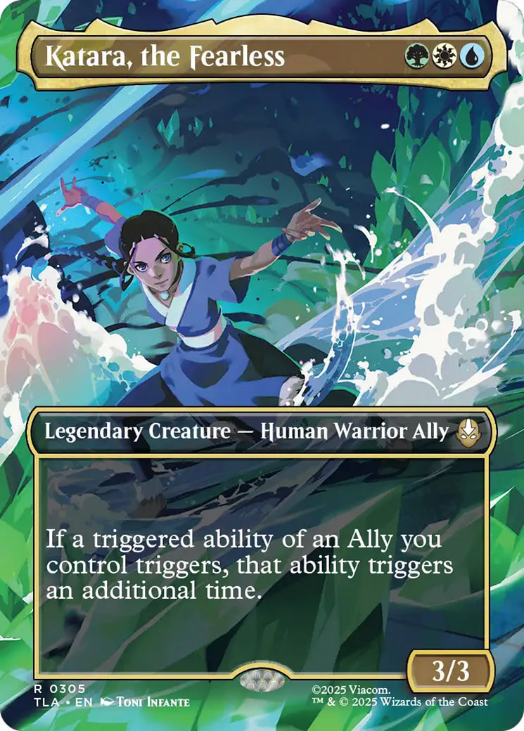 Katara, the Fearless (Borderless) [Avatar: The Last Airbender] Foil