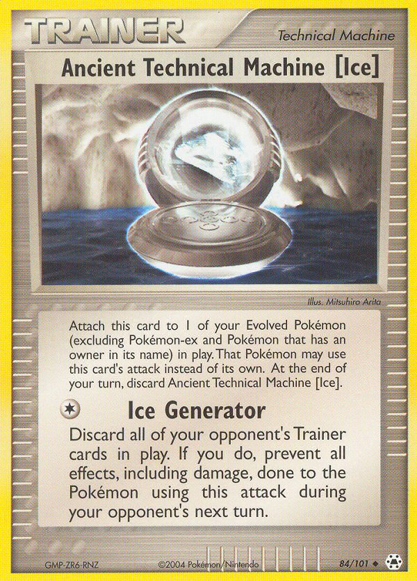 Ancient Technical Machine [Ice] (84/101) [EX: Hidden Legends] Reverse Holofoil