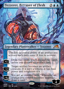 Tezzeret, Betrayer of Flesh (Borderless) [Kamigawa: Neon Dynasty] Foil