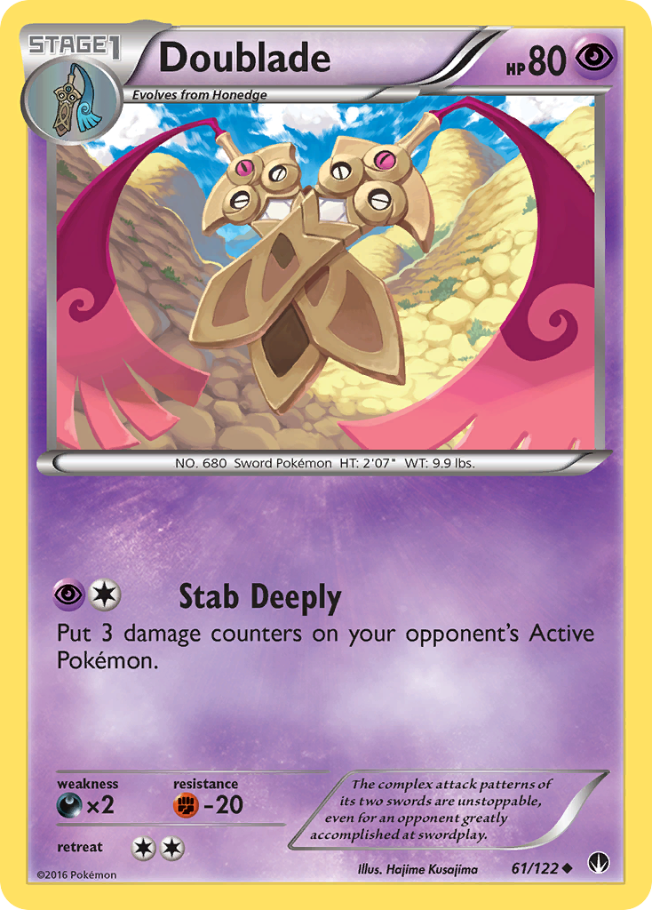 Doublade (61/122) [XY: BREAKpoint] Reverse Holofoil