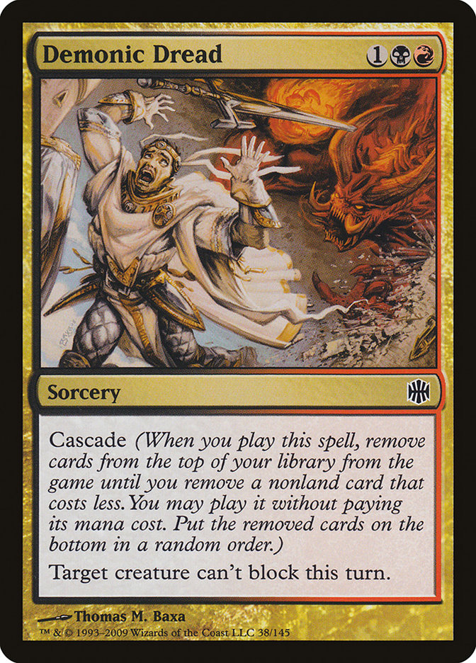 Demonic Dread [Alara Reborn] Foil