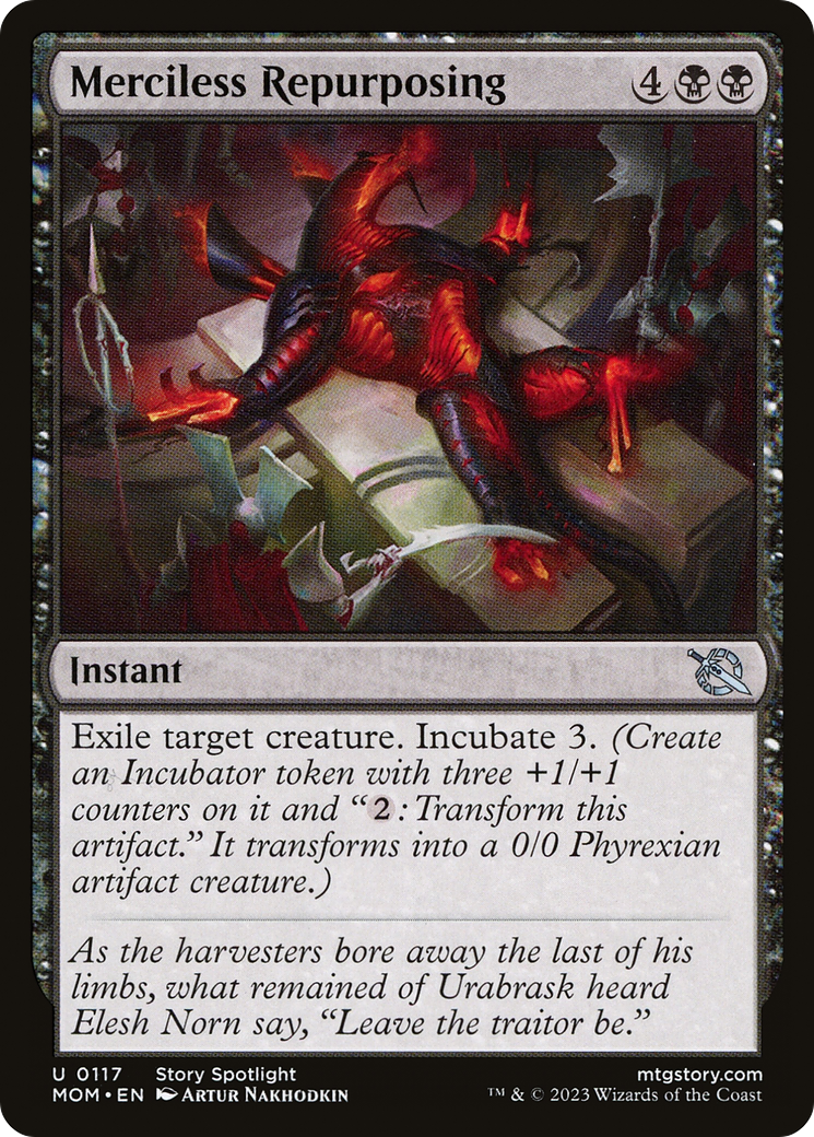 Merciless Repurposing [March of the Machine] Foil