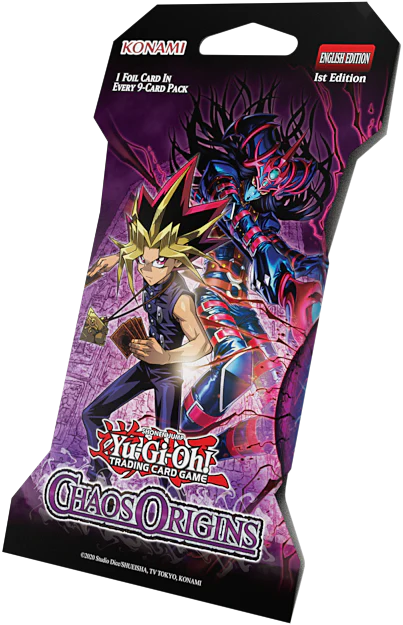 Chaos Origins Sleeved Booster Pack [1st Edition]