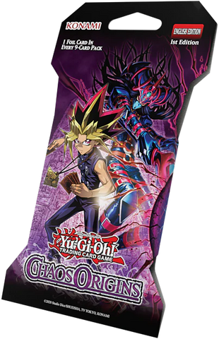 Chaos Origins Sleeved Booster Pack [1st Edition]