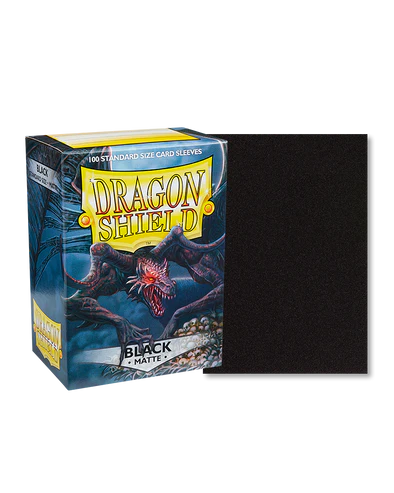 Dragon Shield - 100ct Standard Size - Black Matte