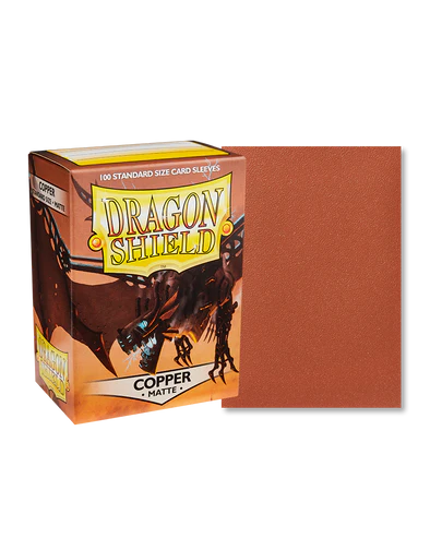 Dragon Shield - 100ct Standard Size - Matte Copper