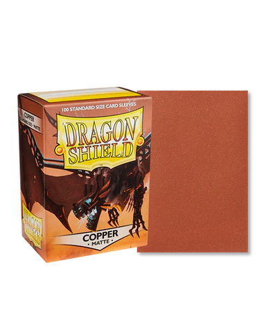 Dragon Shield - 100ct Standard Size - Matte Copper