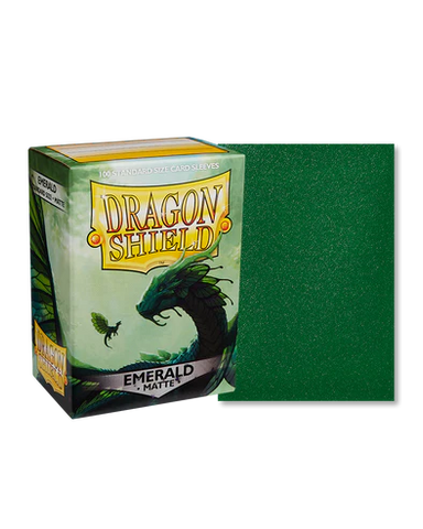 Dragon Shield - 100ct Standard Size - Emerald Matte
