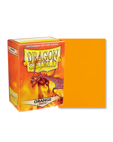 Dragon Shield - 100ct Standard Size - Orange Matte