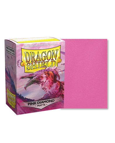 Dragon Shield - 100ct Standard Size - Pink Diamond Matte