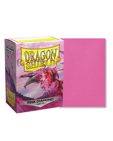Dragon Shield - 100ct Standard Size - Pink Diamond Matte