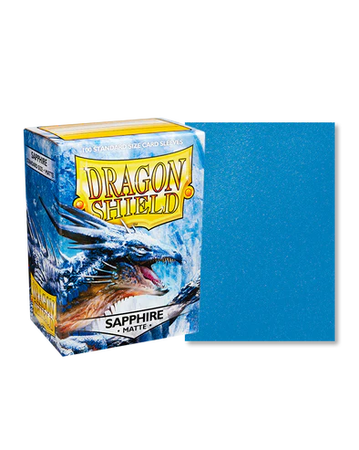 Dragon Shield - 100ct Standard Size - Sapphire Matte