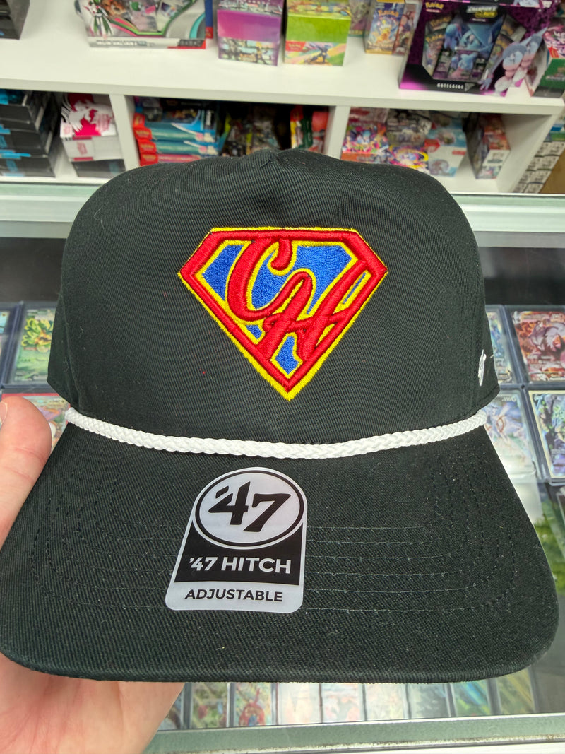 Cardboard Hero 47 Brand Hitch Rope Snapback - Black