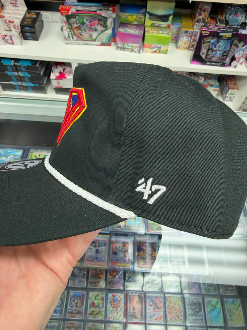 Cardboard Hero 47 Brand Hitch Rope Snapback - Black