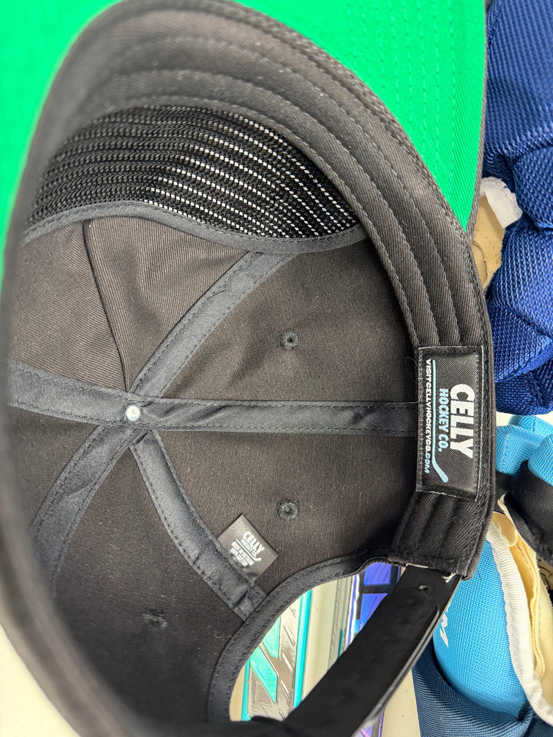 Cardboard Hero x Celly Hockey Pond Hockey Snapback (Black)