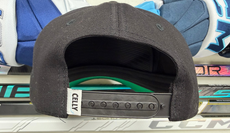 Cardboard Hero x Celly Hockey Pond Hockey Snapback (Black)