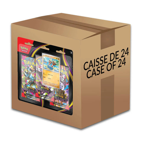 (Pre-Order) Mega Evolution: Pitch Black - 3 Pack Blister [Binacle] - Case of 24