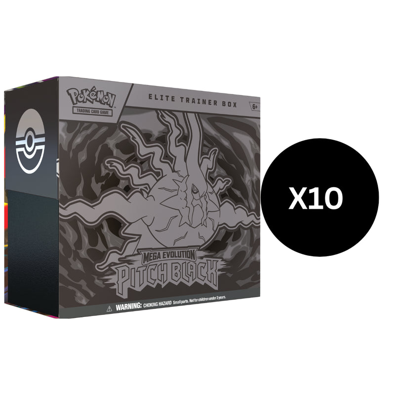 (Pre-Order) Mega Evolution: Pitch Black - Elite Trainer Box Case