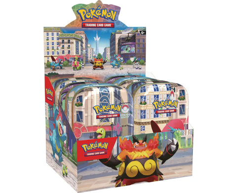(Pre-Order Wave 2 - Ships in a few Weeks) Lumiose City Mini Tin - Display