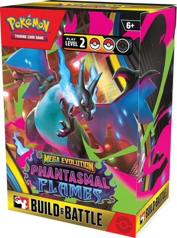 Pokemon Mega Evolution Phantasmal Flames Build and Battle Box