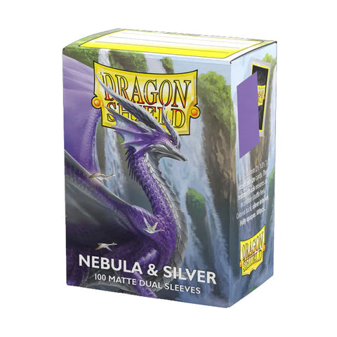 Dragon Shield - 100ct Standard Size - Nebula & Silver Matte Dual