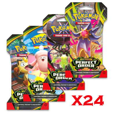 X24 Mega Evolution: Perfect Order - Sleeved Booster Pack (Pre-Order)