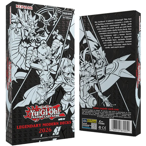 YUGIOH - LEGENDARY MODERN DECKS 2026