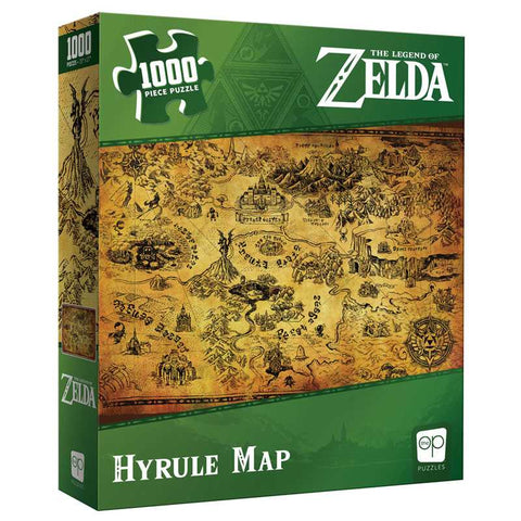 Zelda Hyrule Map Puzzle 1000pc