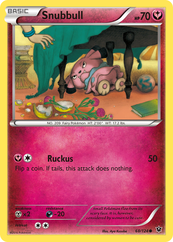 Snubbull (68/124) [XY: Fates Collide] Reverse Holofoil