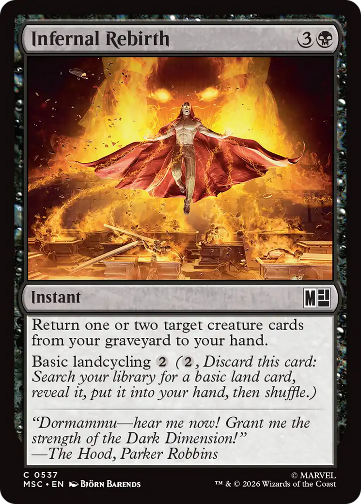 Infernal Rebirth [Marvel Super Heroes Commander] Foil