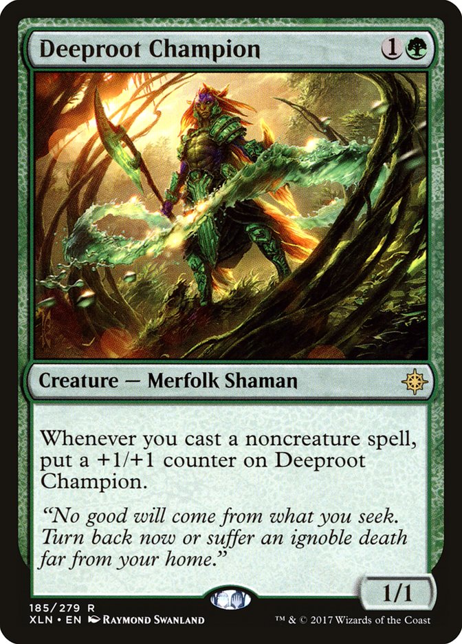 Deeproot Champion [Ixalan] Foil